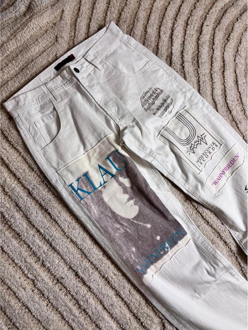 Undercover “Klaus / Wahnfried” Patchwork Jeans Tagged Size 2 (fits ~30x32)